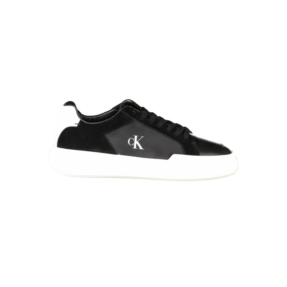 Calvin Klein Black Leather Men Sneaker - Beyzy Store - Calvin Klein