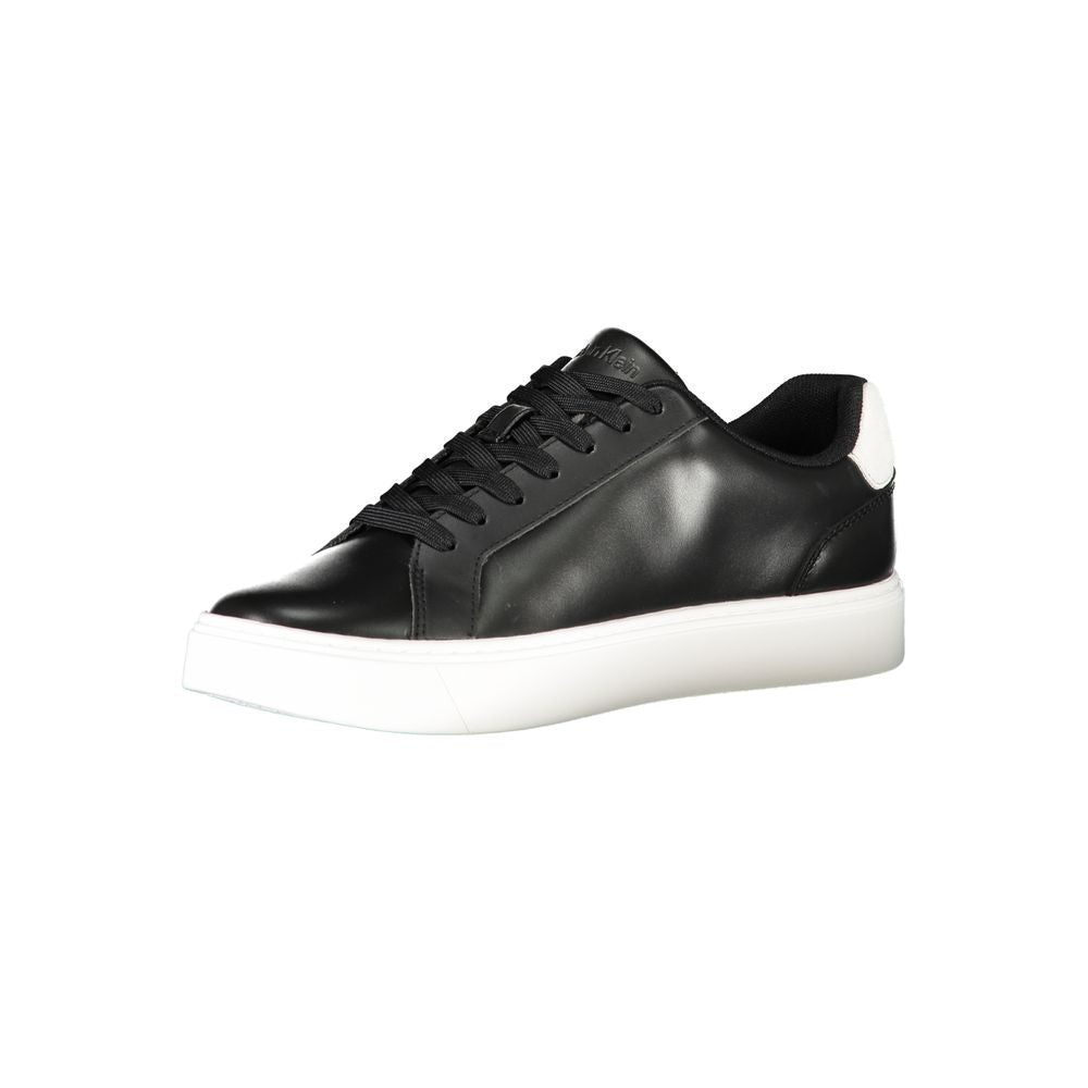 Calvin Klein Black Leather Men Sneaker - Beyzy Store - Calvin Klein