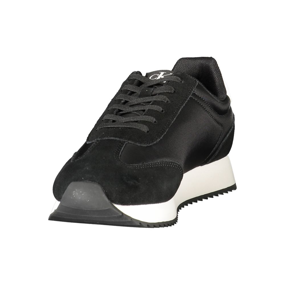 Calvin Klein Black Leather Men Sneaker - Beyzy Store - Calvin Klein