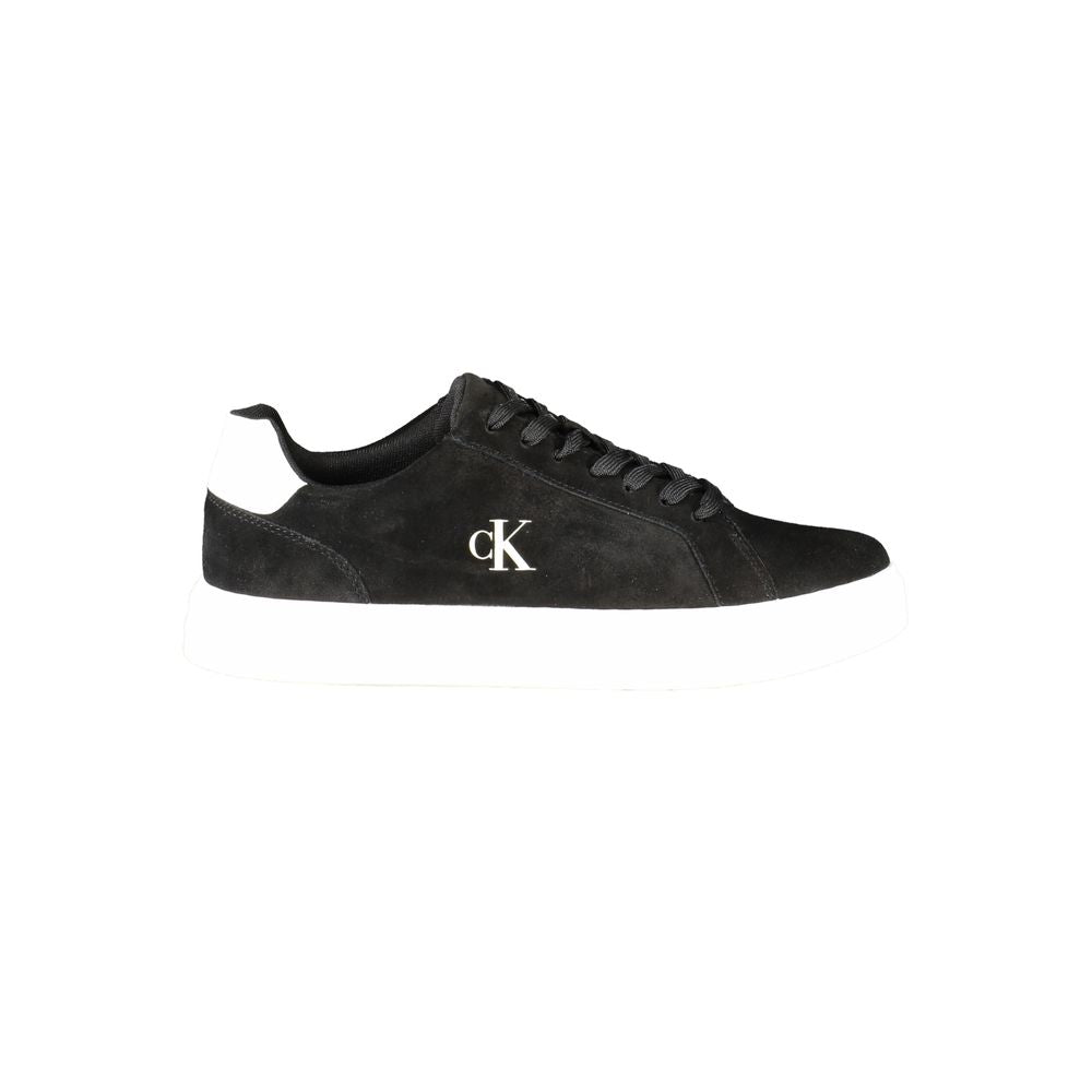 Calvin Klein Black Leather Men Sneaker - Beyzy Store - Calvin Klein