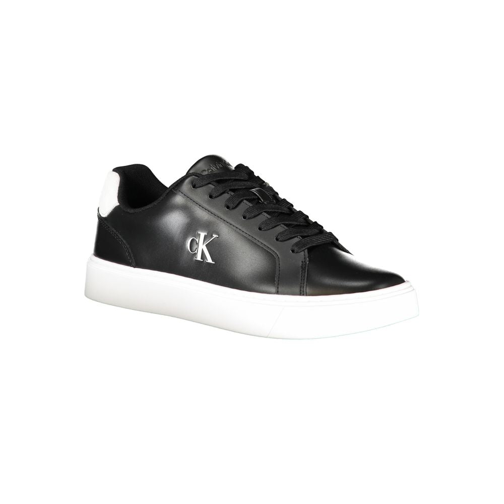 Calvin Klein Black Leather Men Sneaker - Beyzy Store - Calvin Klein