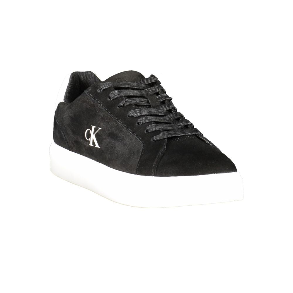 Calvin Klein Black Leather Men Sneaker - Beyzy Store - Calvin Klein