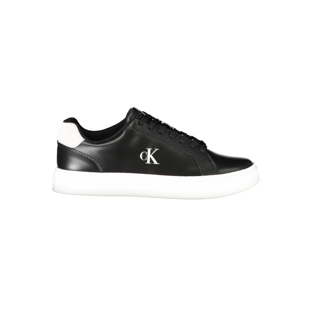 Calvin Klein Black Leather Men Sneaker - Beyzy Store - Calvin Klein