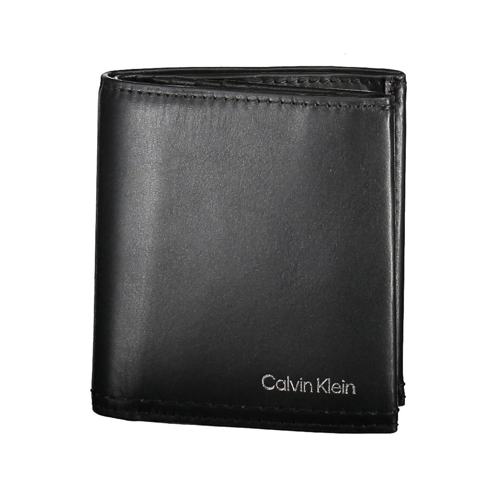 Calvin Klein Black Leather Men Wallet - Beyzy Store - Calvin Klein
