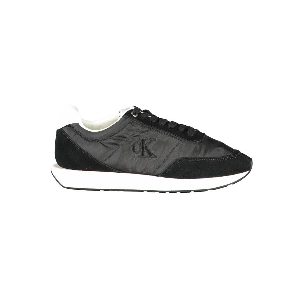 Calvin Klein Black Leather Women Sneaker - Beyzy Store - Calvin Klein