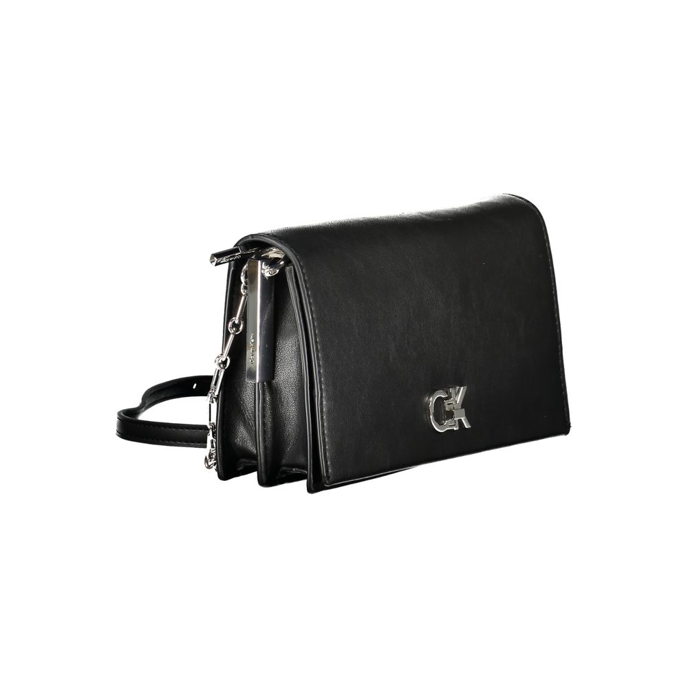 Calvin Klein Black Polyester Handbag - Beyzy Store - Calvin Klein