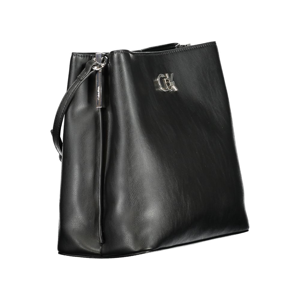 Calvin Klein Black Polyester Handbag - Beyzy Store - Calvin Klein