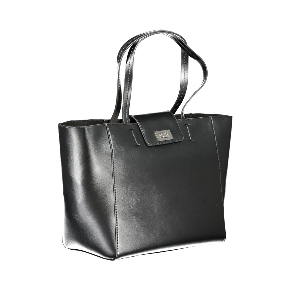 Calvin Klein Black Polyester Handbag - Beyzy Store - Calvin Klein