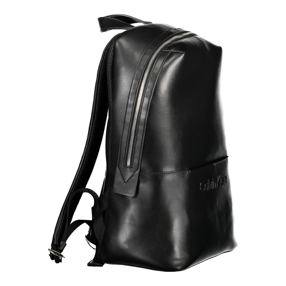 Calvin Klein Black Polyester Men Backpack - Beyzy Store - Calvin Klein