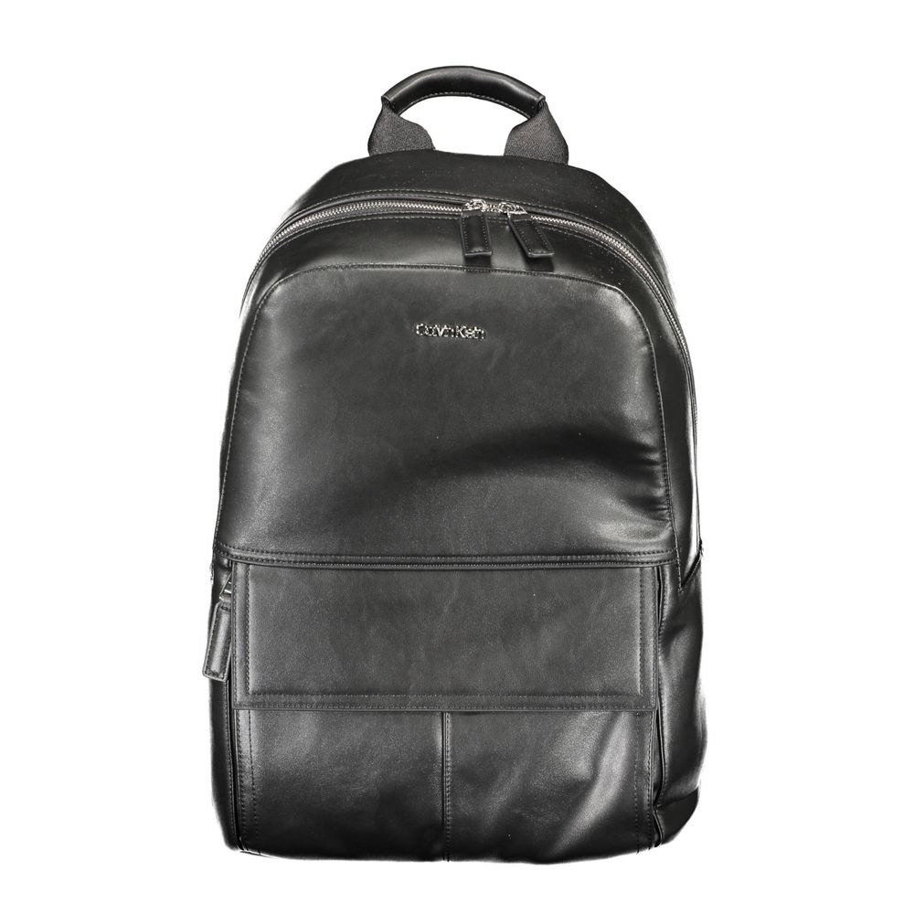 Calvin Klein Black Polyester Men Backpack - Beyzy Store - Calvin Klein