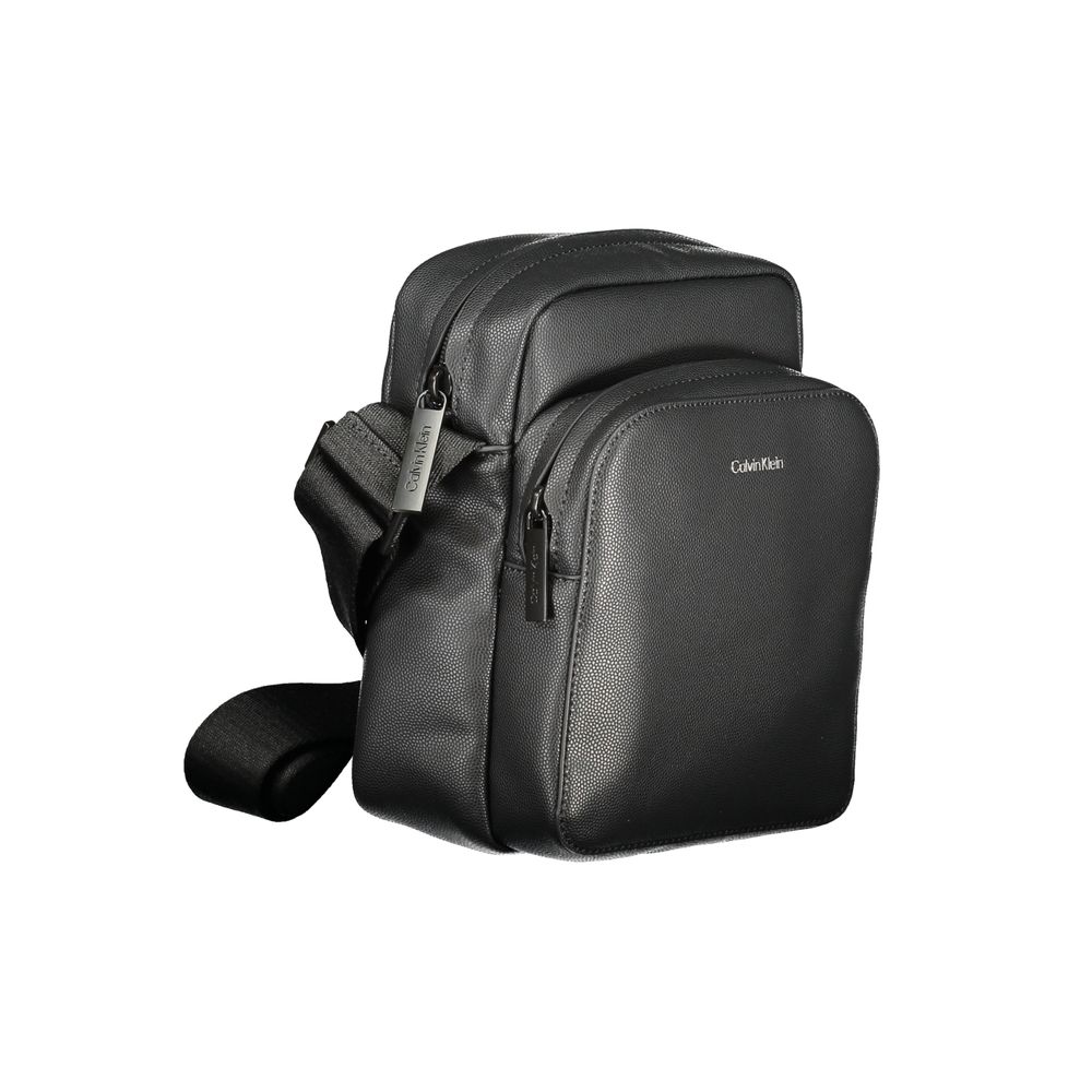 Calvin Klein Black Polyester Men Shoulder Bag - Beyzy Store - Calvin Klein