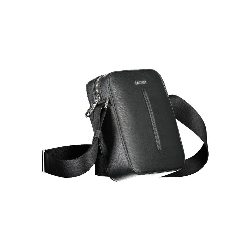 Calvin Klein Black Polyester Men Shoulder Bag - Beyzy Store - Calvin Klein