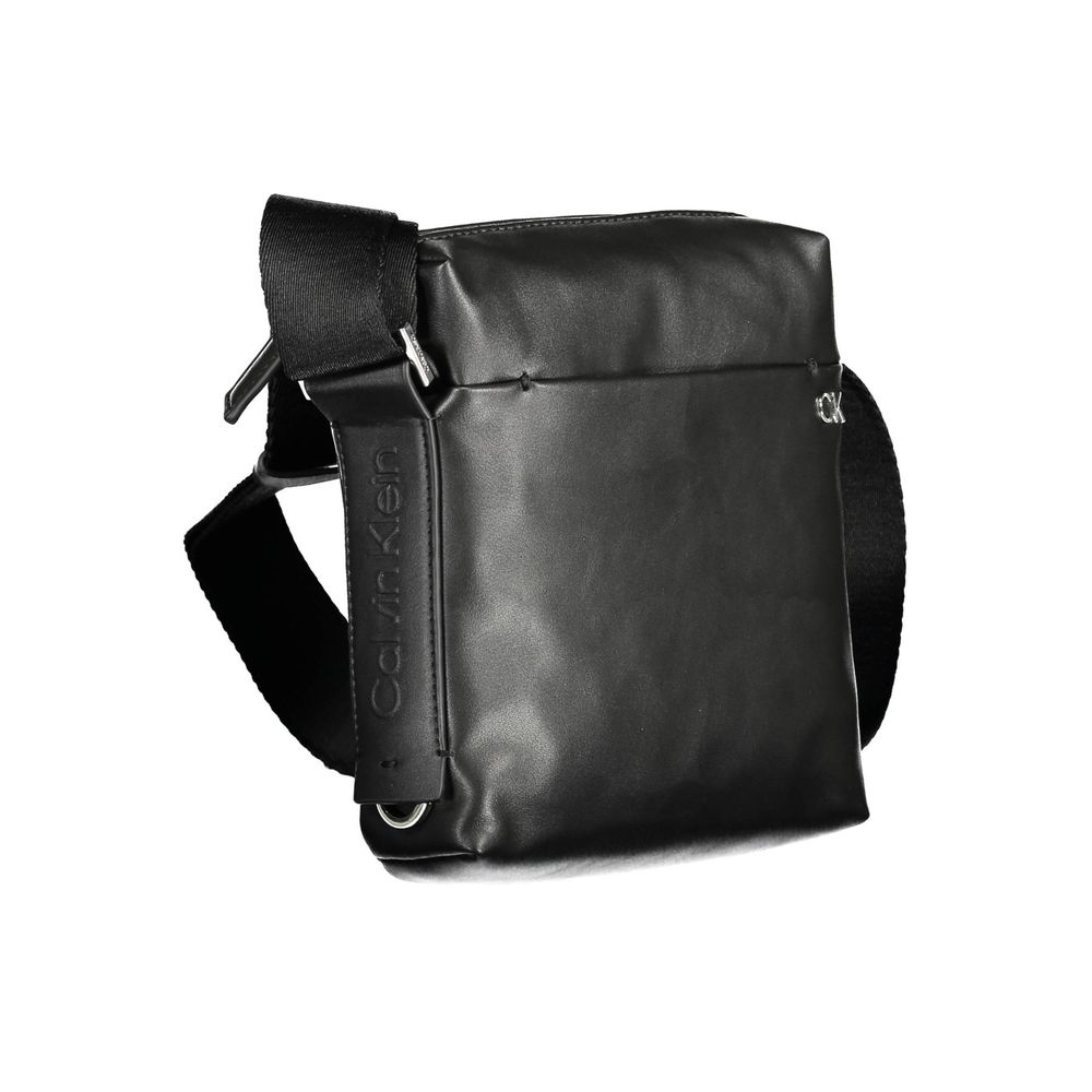 Calvin Klein Black Polyester Men Shoulder Bag - Beyzy Store - Calvin Klein