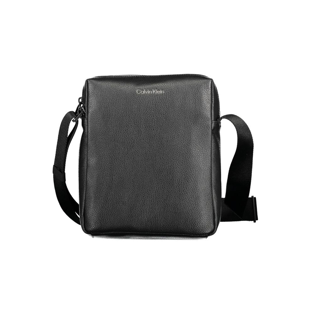 Calvin Klein Black Polyester Men Shoulder Bag - Beyzy Store - Calvin Klein