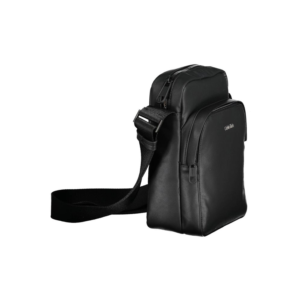 Calvin Klein Black Polyester Men Shoulder Bag - Beyzy Store - Calvin Klein