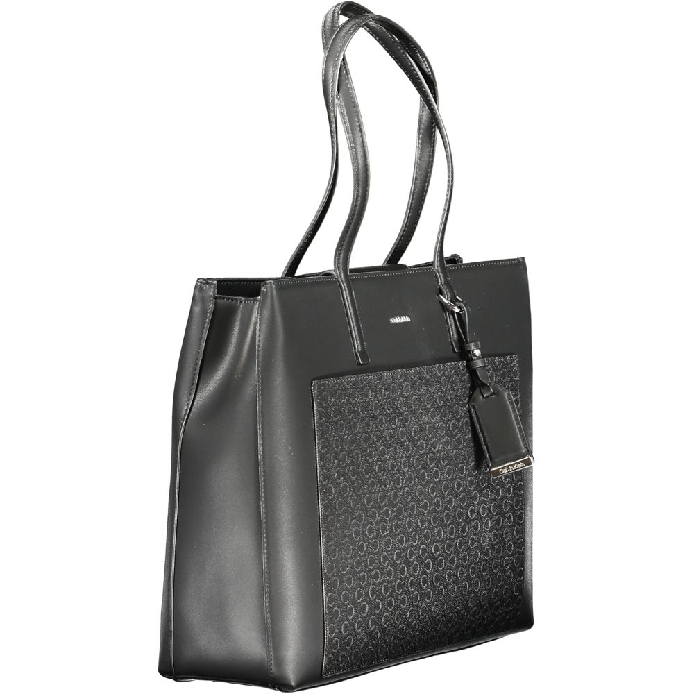Calvin Klein Black Polyester Women Handbag - Beyzy Store - Calvin Klein