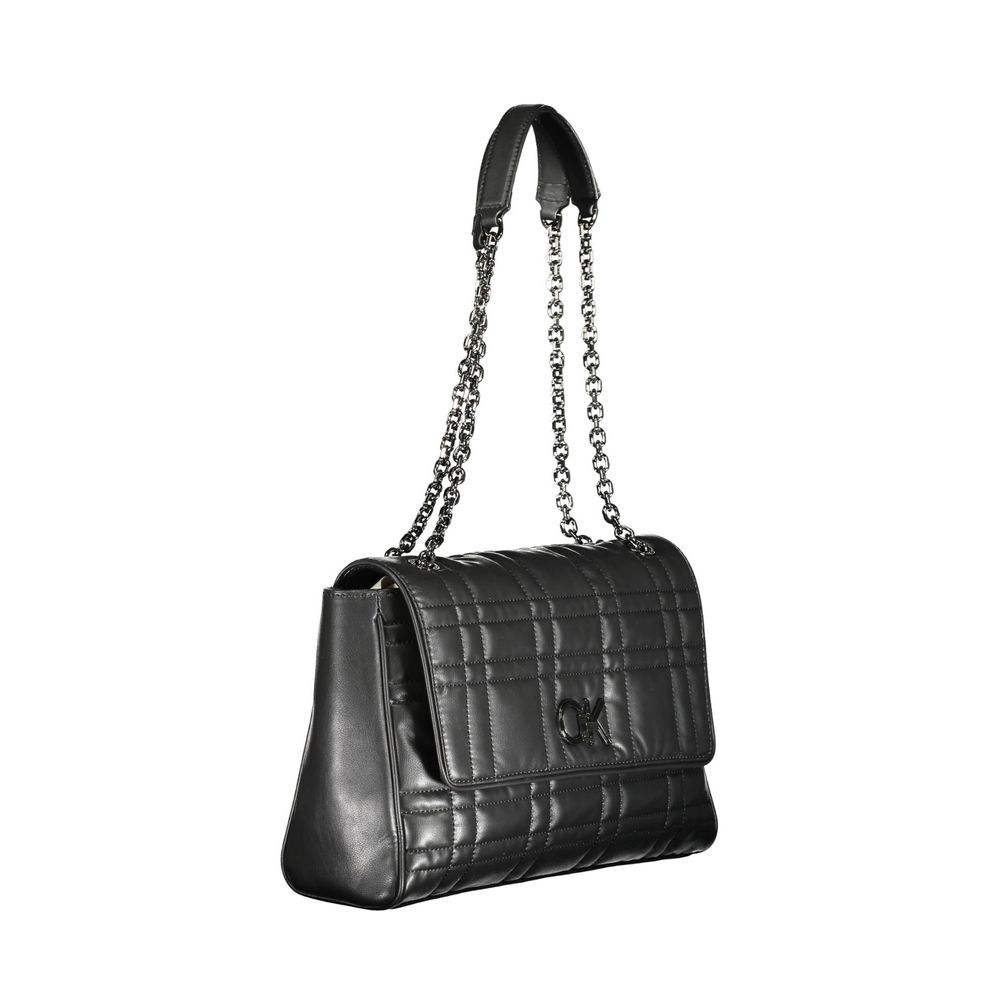 Calvin Klein Black Polyester Women Handbag - Beyzy Store - Calvin Klein