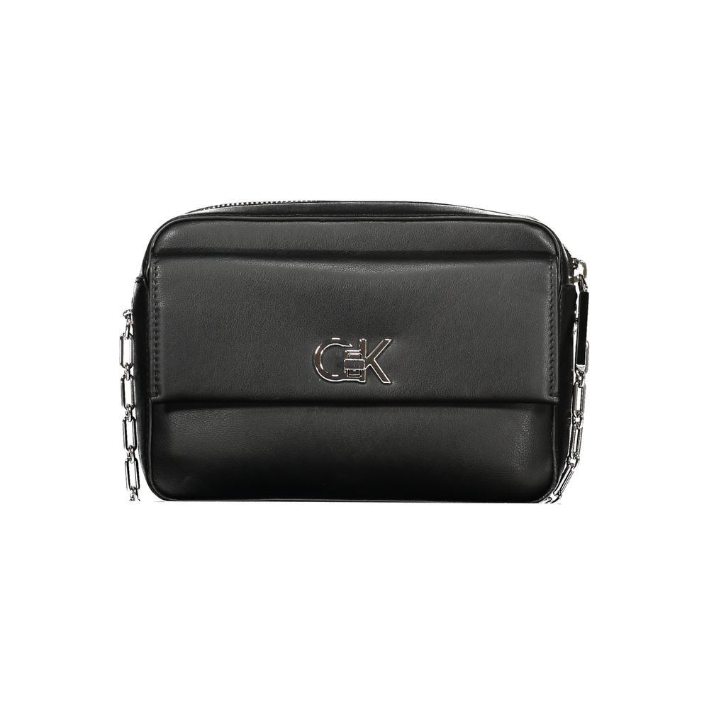 Calvin Klein Black Polyester Women Handbag - Beyzy Store - Calvin Klein