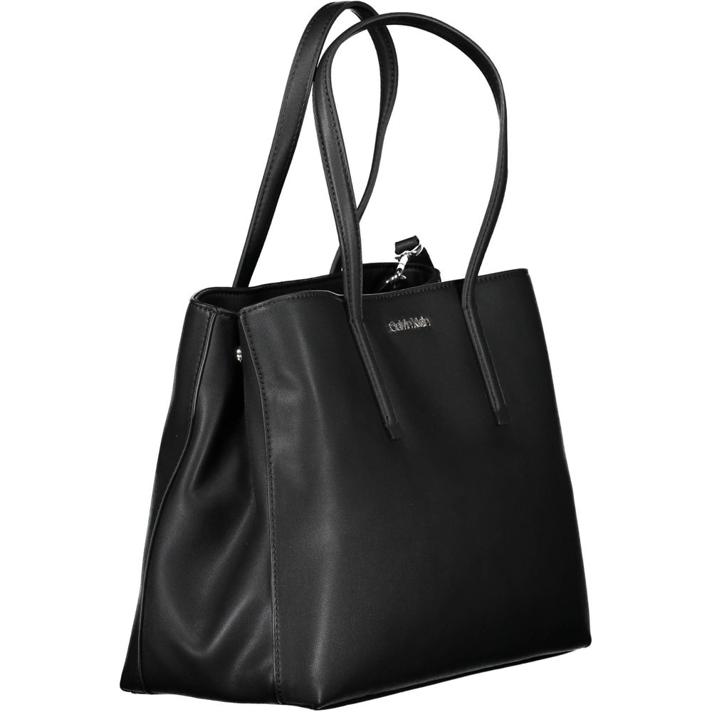 Calvin Klein Black Polyester Women Handbag - Beyzy Store - Calvin Klein