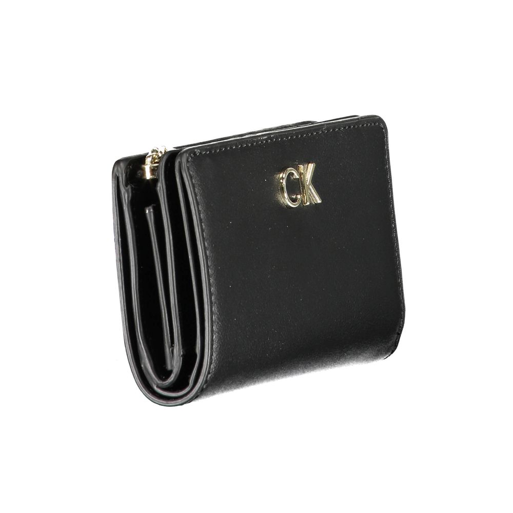 Calvin Klein Black Polyester Women Wallet - Beyzy Store - Calvin Klein