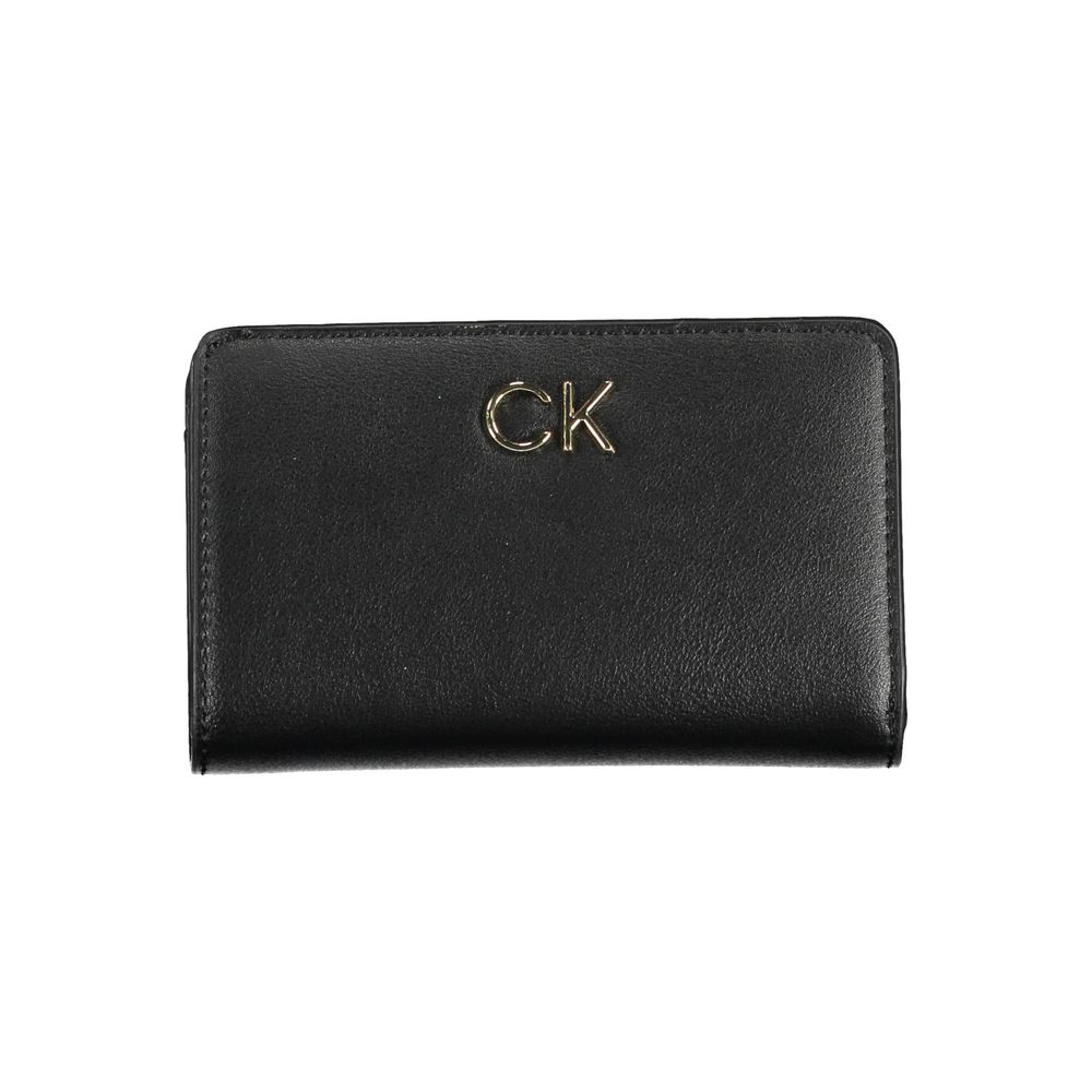 Calvin Klein Black Polyester Women Wallet - Beyzy Store - Calvin Klein