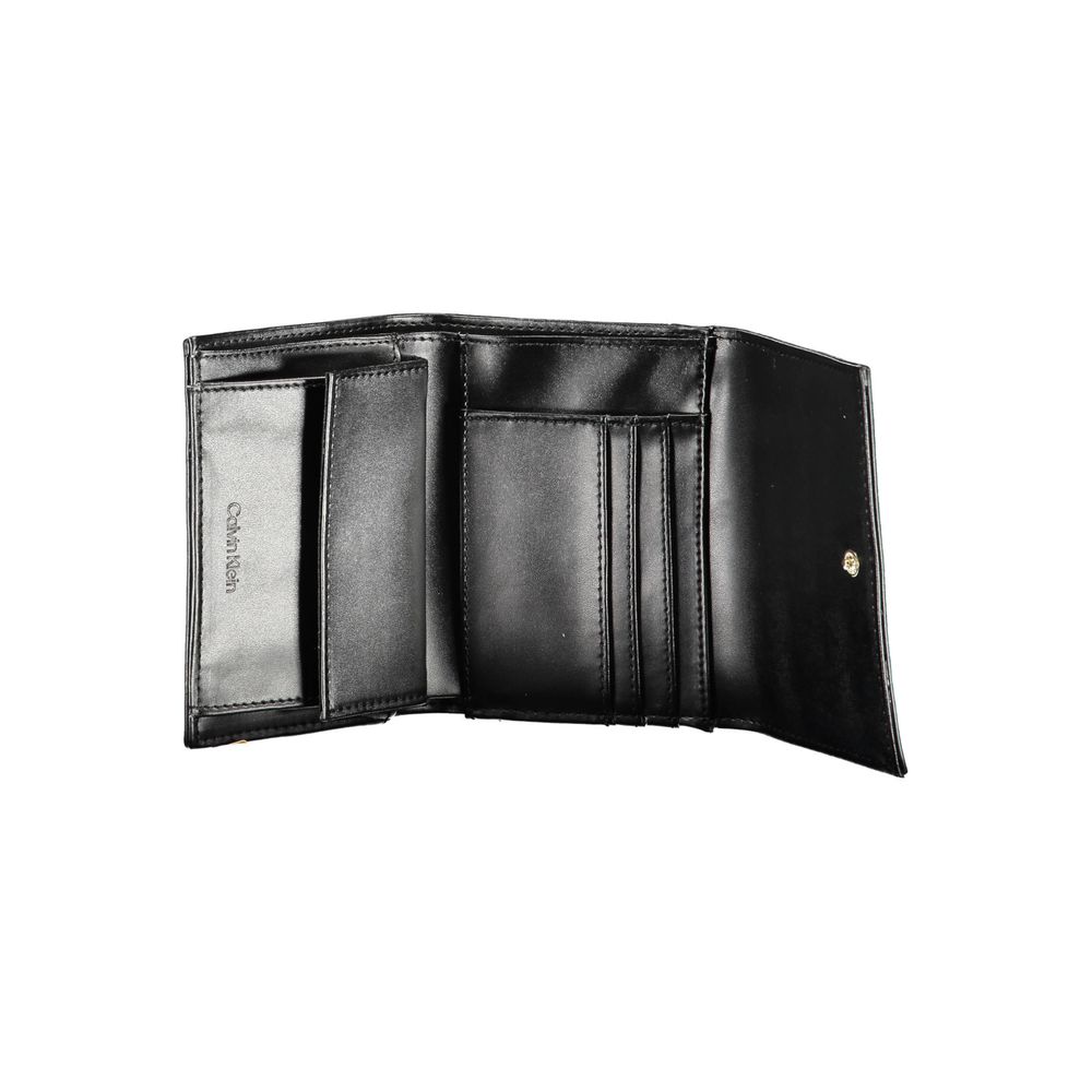 Calvin Klein Black Polyester Women Wallet - Beyzy Store - Calvin Klein