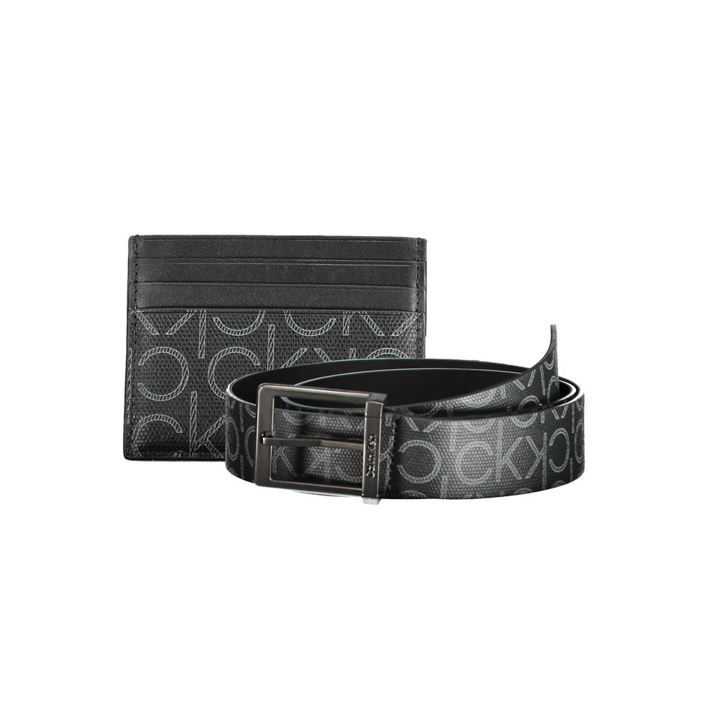 Calvin Klein Black Polyethylene Mens Wallet - Beyzy Store - Calvin Klein
