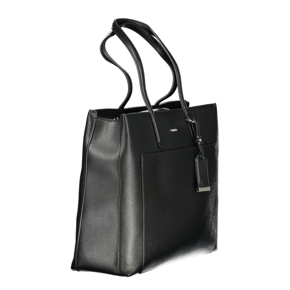 Calvin Klein Black Polyethylene Women Handbag - Beyzy Store - Calvin Klein