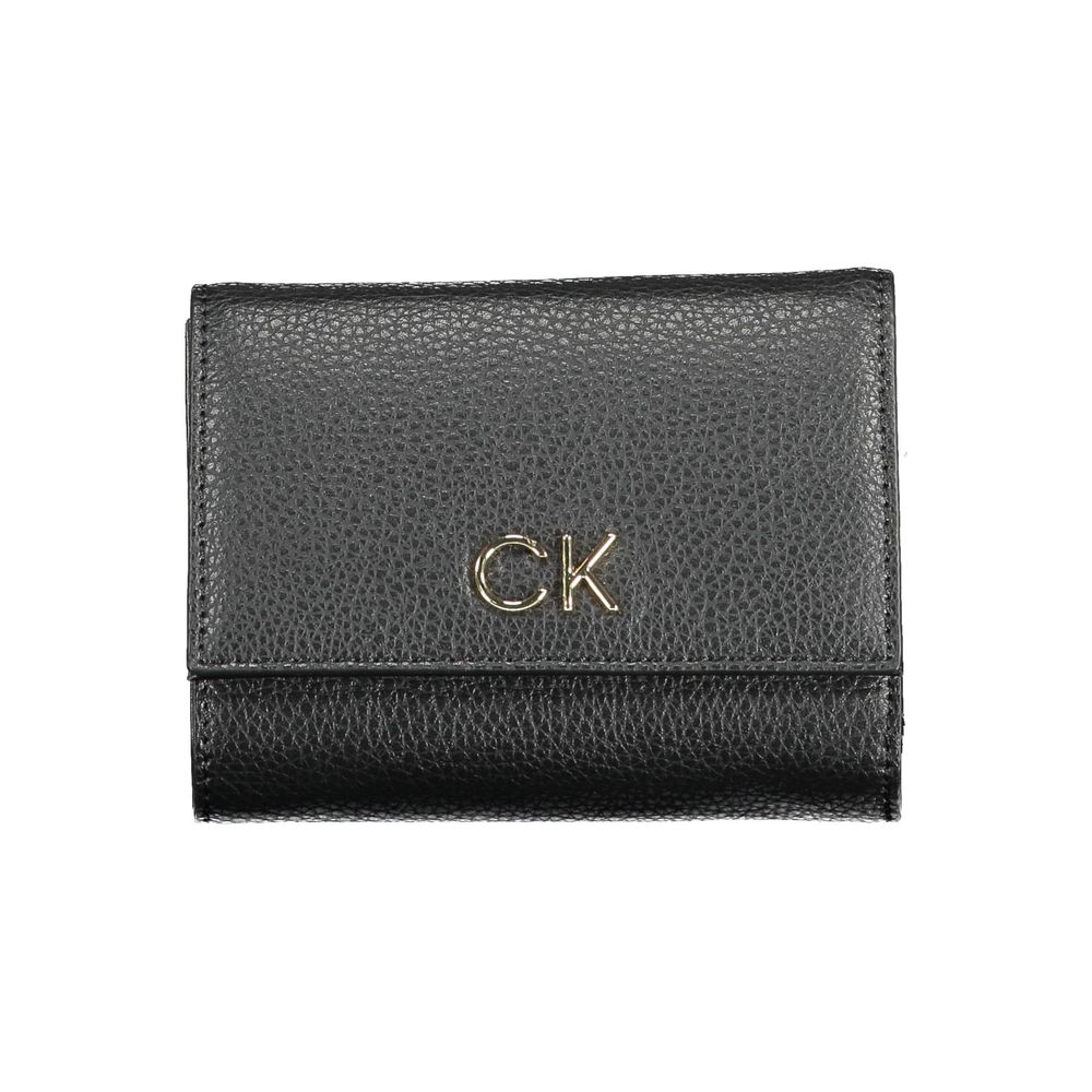 Calvin Klein Black Polyethylene Women Wallet - Beyzy Store - Calvin Klein