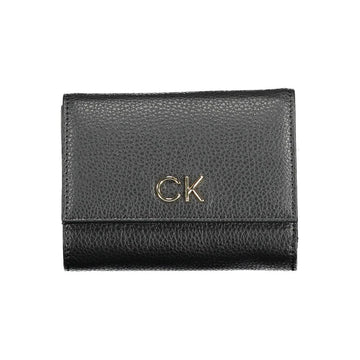 Calvin Klein Black Polyethylene Women Wallet - Beyzy Store - Calvin Klein