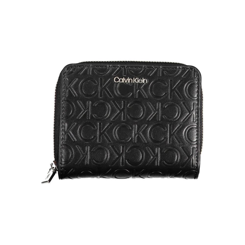 Calvin Klein Black Polyethylene Women Wallet - Beyzy Store - Calvin Klein