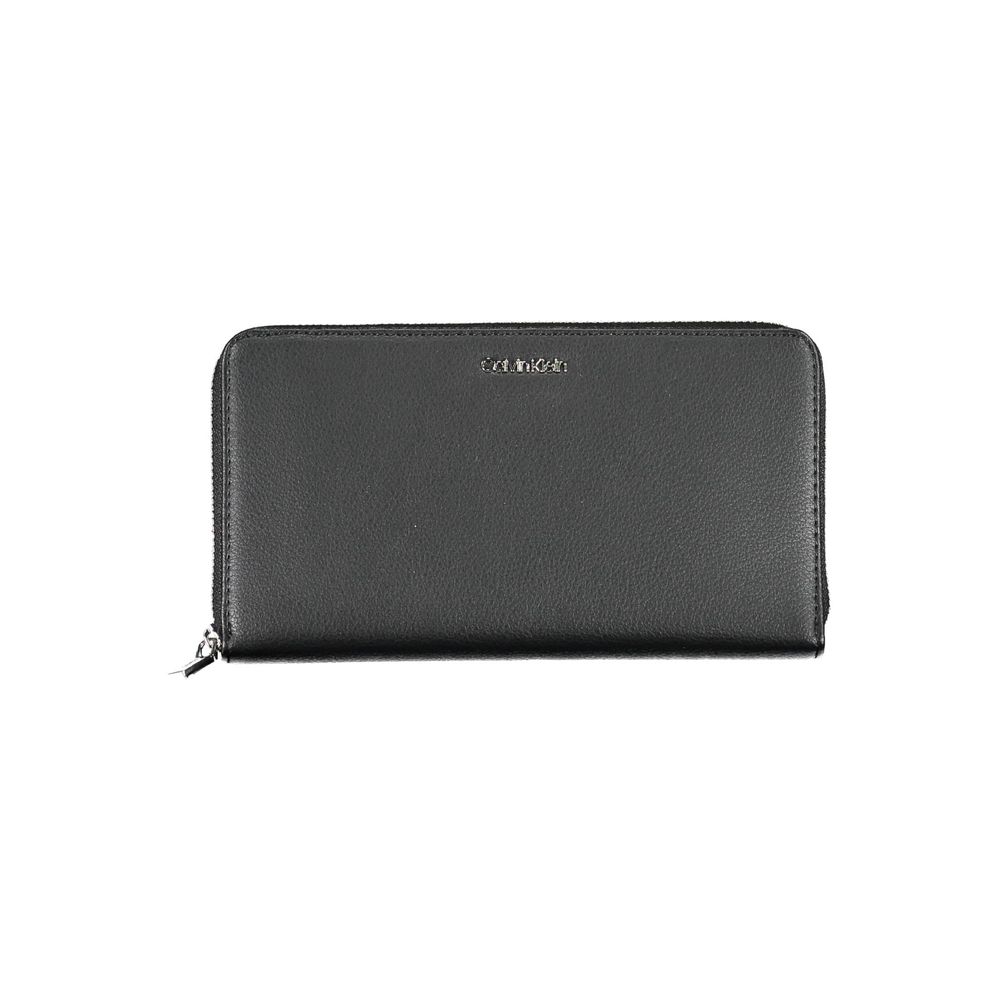 Calvin Klein Black Polyethylene Women Wallet - Beyzy Store - Calvin Klein