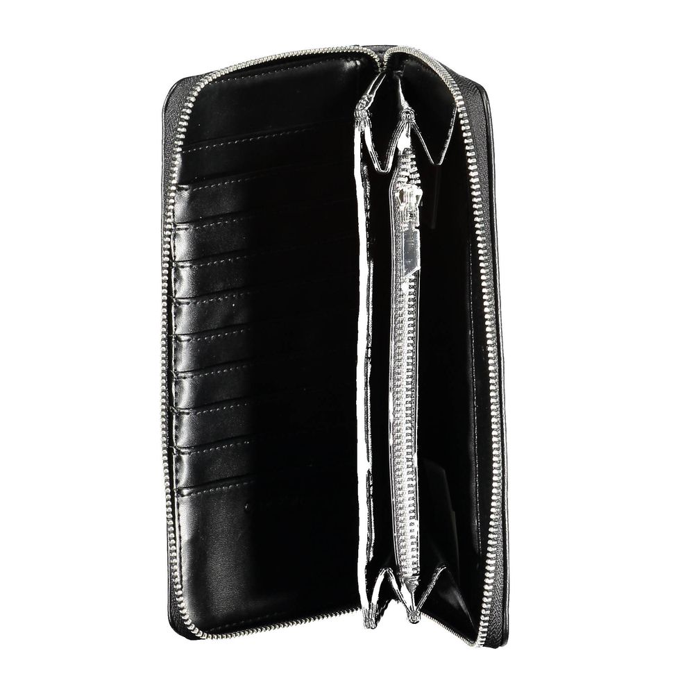 Calvin Klein Black Polyethylene Women Wallet - Beyzy Store - Calvin Klein