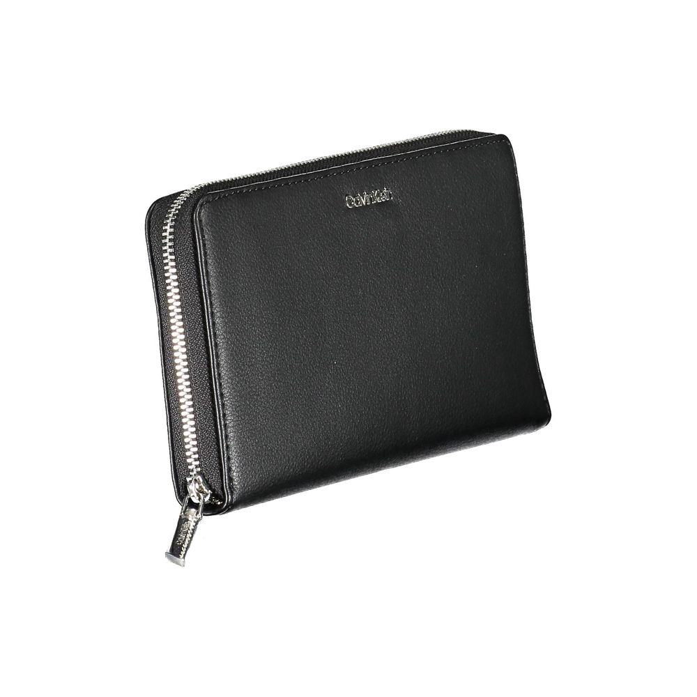 Calvin Klein Black Polyethylene Women Wallet - Beyzy Store - Calvin Klein