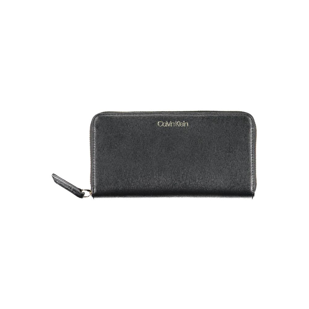 Calvin Klein Black Polyethylene Women Wallet - Beyzy Store - Calvin Klein