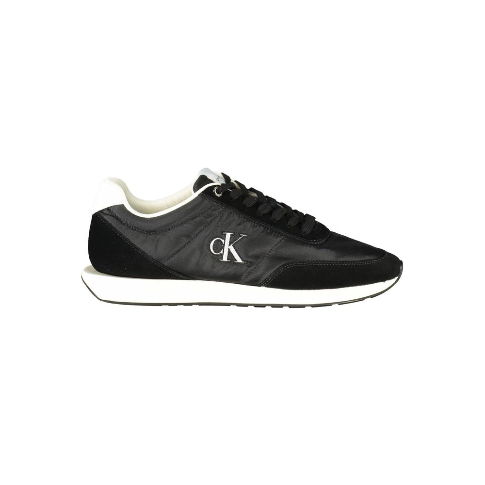 Calvin Klein Black Recycled Polyester Men Sneaker - Beyzy Store - Calvin Klein