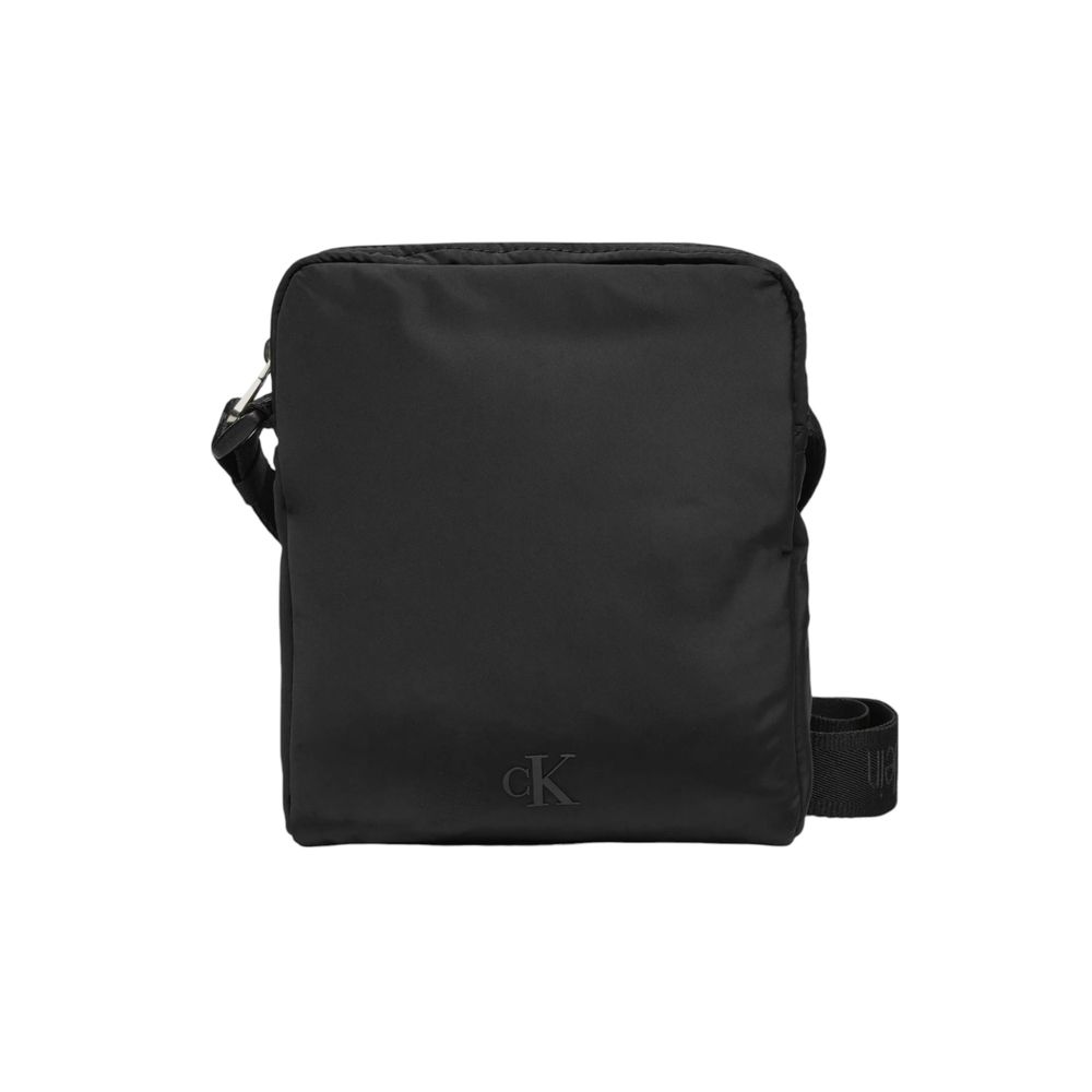 Calvin Klein Black Recycled Polyester Messenger Bag - Beyzy Store - Calvin Klein