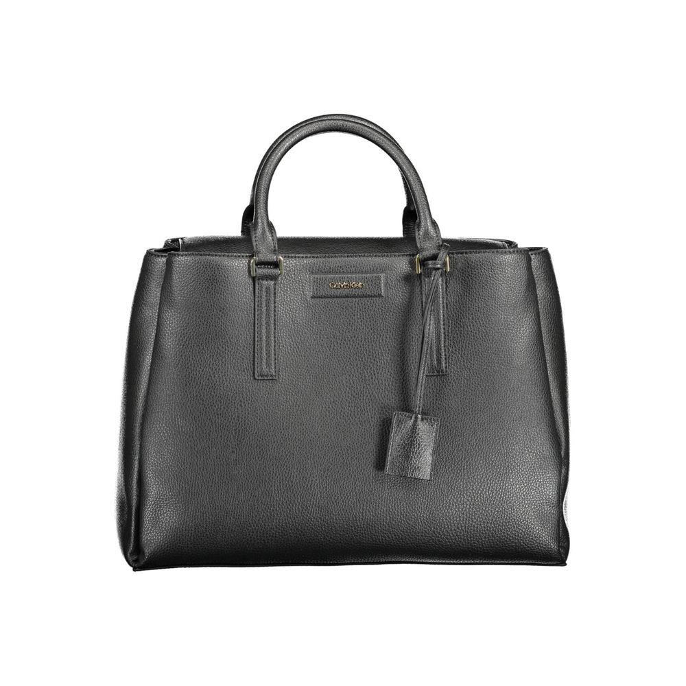 Calvin Klein Black Recycled Polyester Women Handbag - Beyzy Store - Calvin Klein