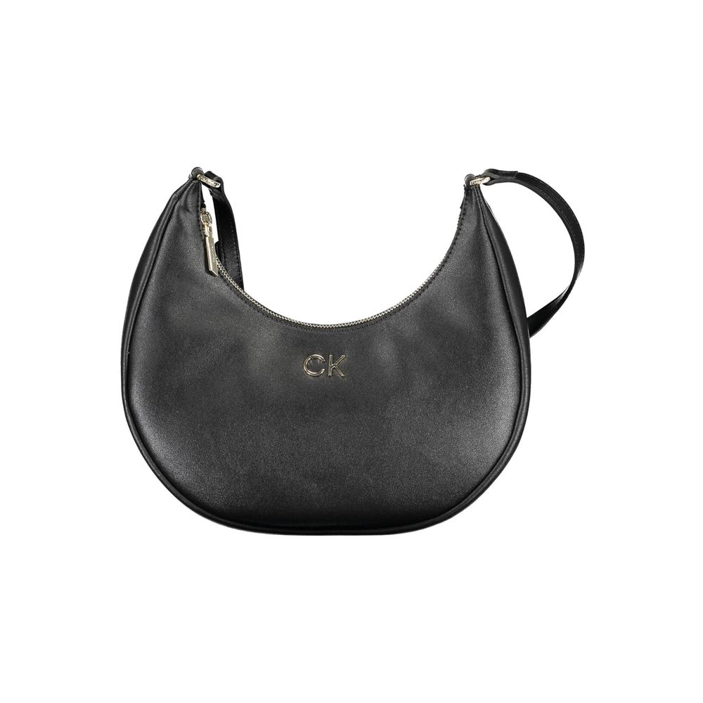 Calvin Klein Black Recycled Polyester Women Handbag - Beyzy Store - Calvin Klein