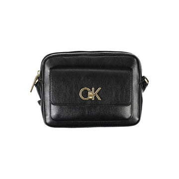 Calvin Klein Black Recycled Polyester Women Handbag - Beyzy Store - Calvin Klein