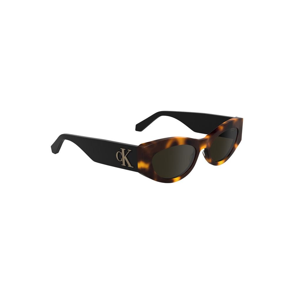Calvin Klein Brown Acetate Women Sunglass - Beyzy Store - Calvin Klein