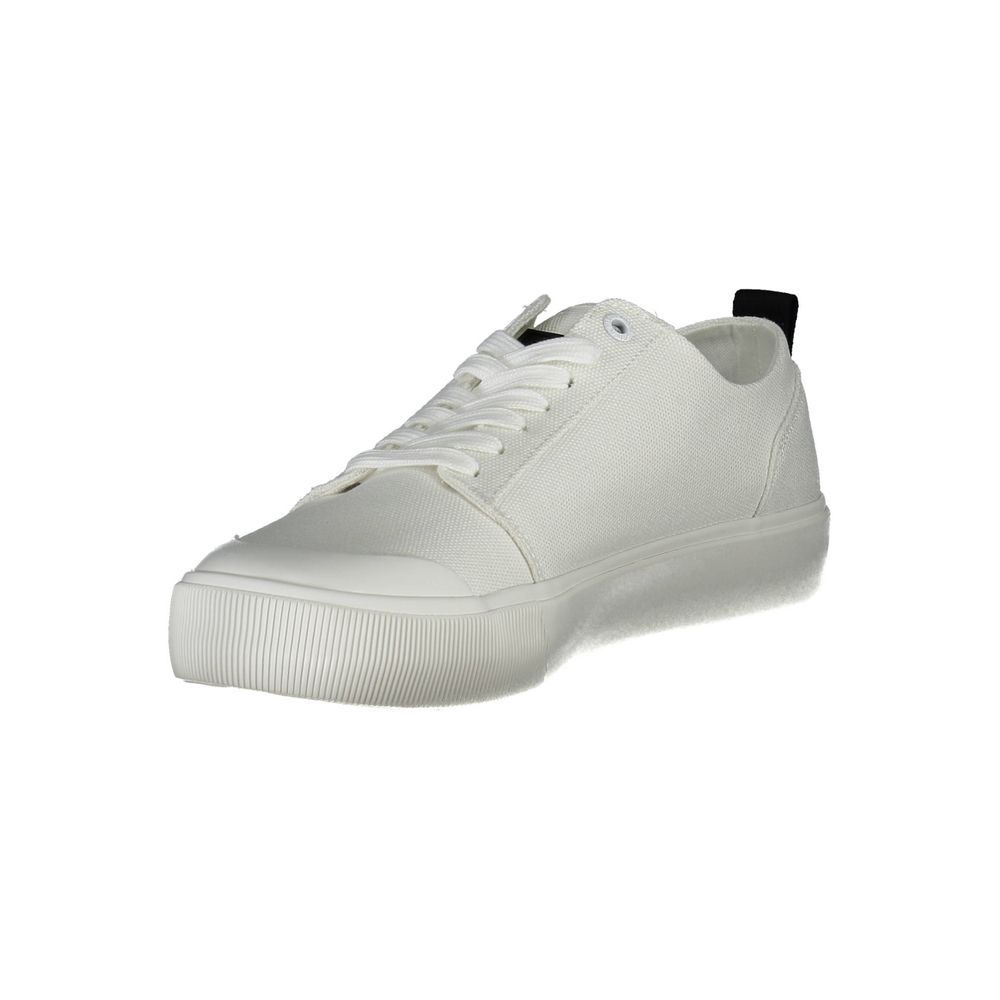 Calvin Klein White Cotton Men Sneaker - Beyzy Store - Calvin Klein
