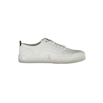 Calvin Klein White Cotton Men Sneaker - Beyzy Store - Calvin Klein