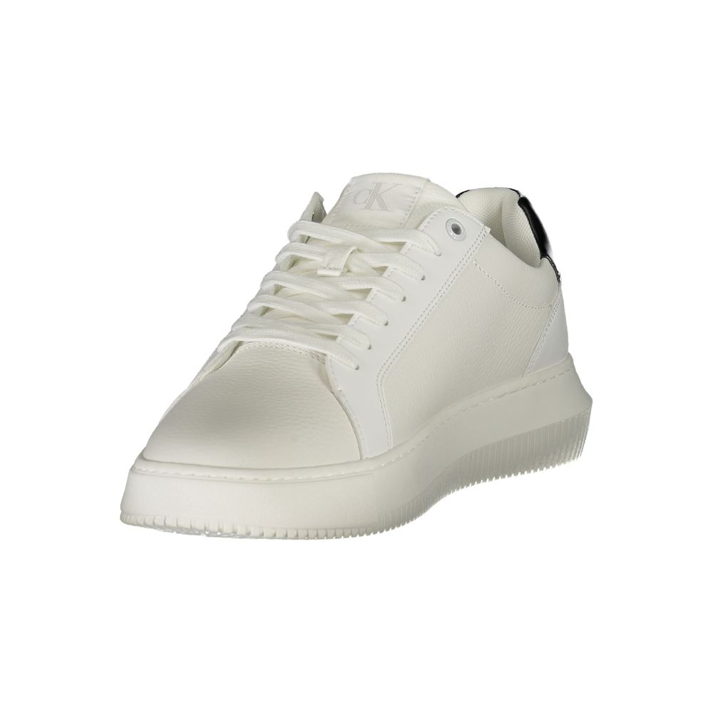 Calvin Klein White Leather Men Sneaker - Beyzy Store - Calvin Klein