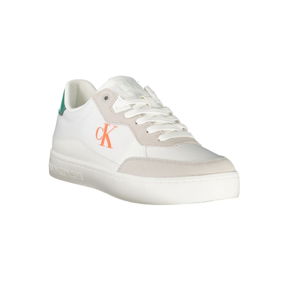 Calvin Klein White Leather Men Sneaker - Beyzy Store - Calvin Klein