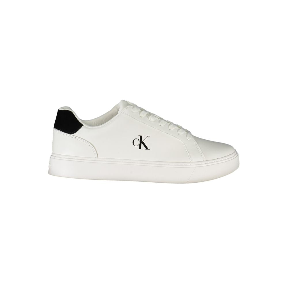 Calvin Klein White Leather Men Sneaker - Beyzy Store - Calvin Klein