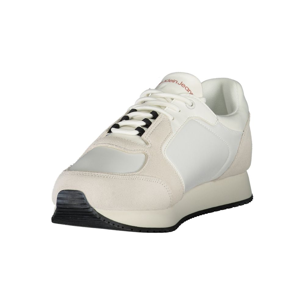 Calvin Klein White Leather Men Sneaker - Beyzy Store - Calvin Klein