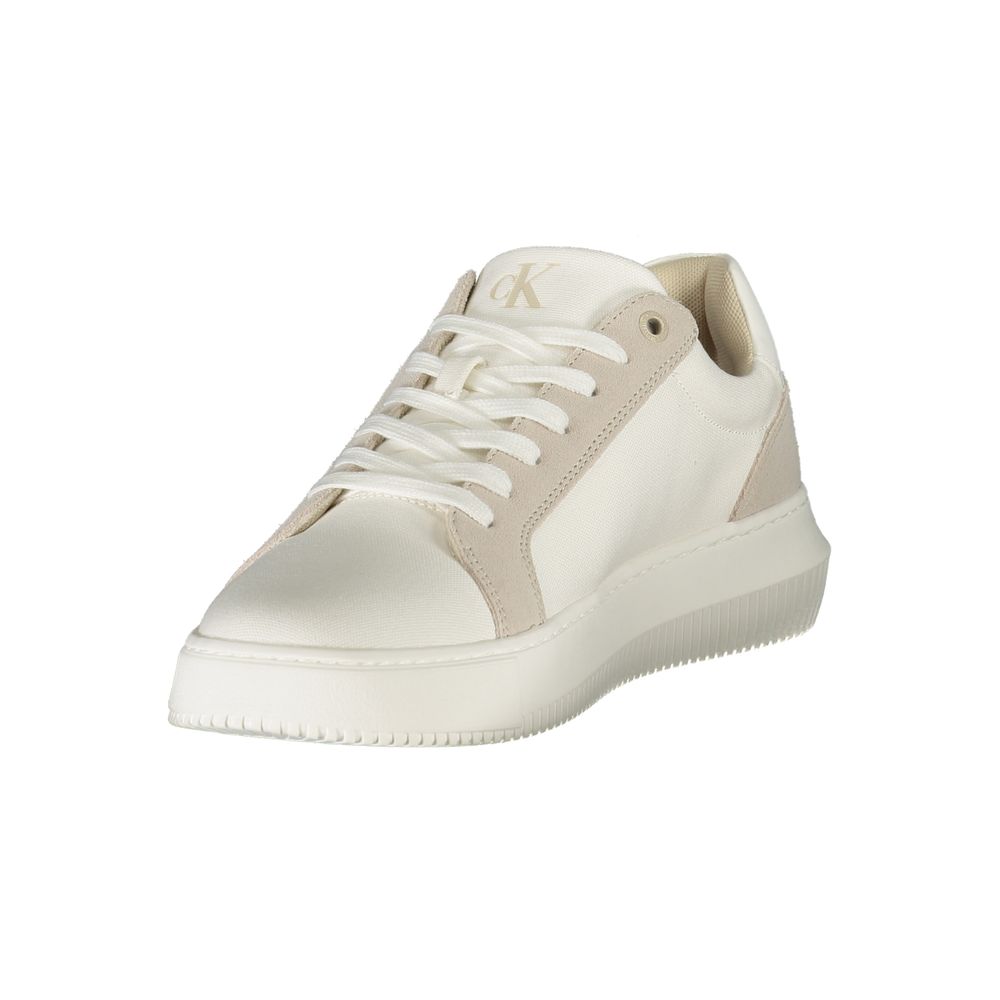 Calvin Klein White Leather Men Sneaker - Beyzy Store - Calvin Klein