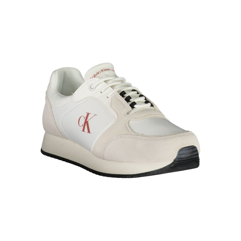 Calvin Klein White Leather Men Sneaker - Beyzy Store - Calvin Klein