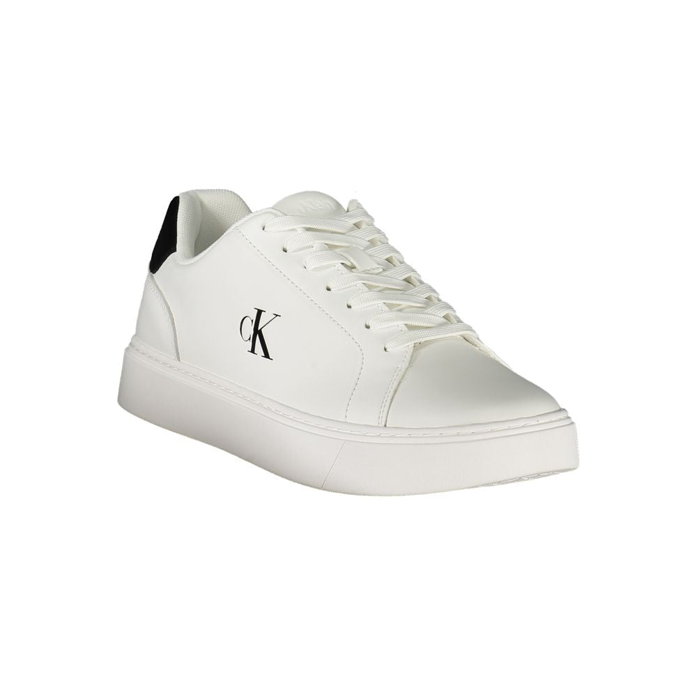 Calvin Klein White Leather Men Sneaker - Beyzy Store - Calvin Klein